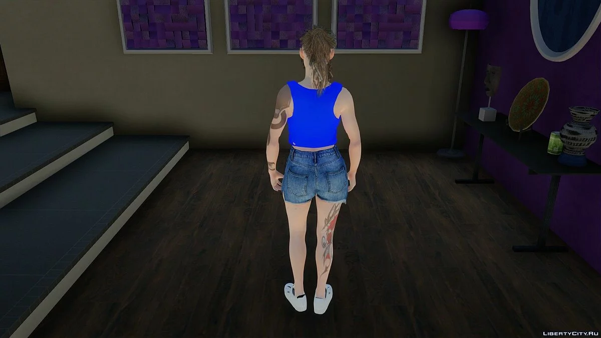 Клэр Рэдфилд в повседневной одежде / GTA San Andreas