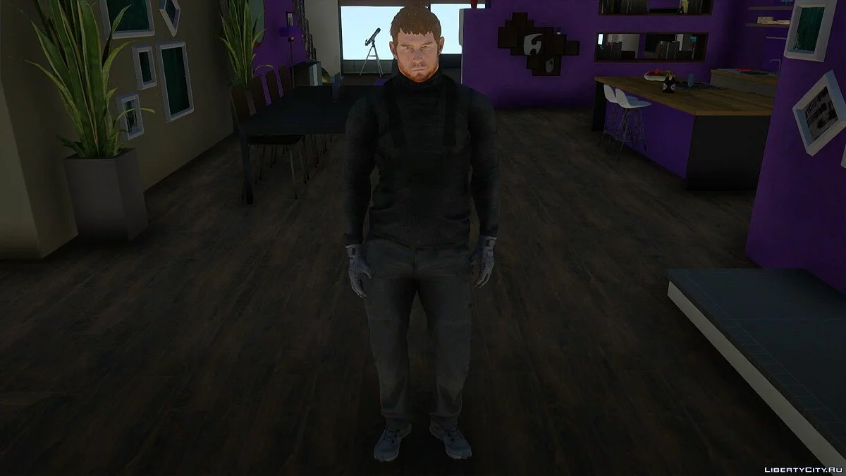 Крис Редфилд из Resident Evil 8: Village / GTA San Andreas
