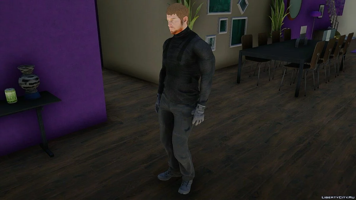 Крис Редфилд из Resident Evil 8: Village / GTA San Andreas