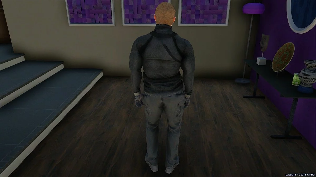 Крис Редфилд из Resident Evil 8: Village / GTA San Andreas