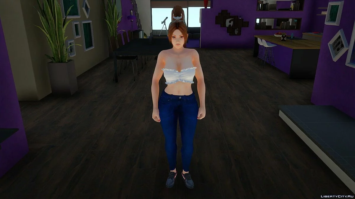 Мэй Ширануи в повседневной одежде v12 / GTA San Andreas