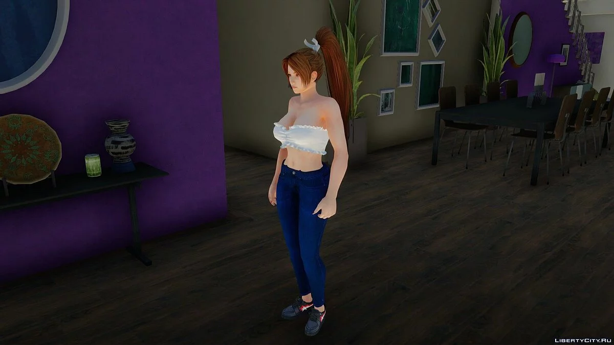 Мэй Ширануи в повседневной одежде v12 / GTA San Andreas