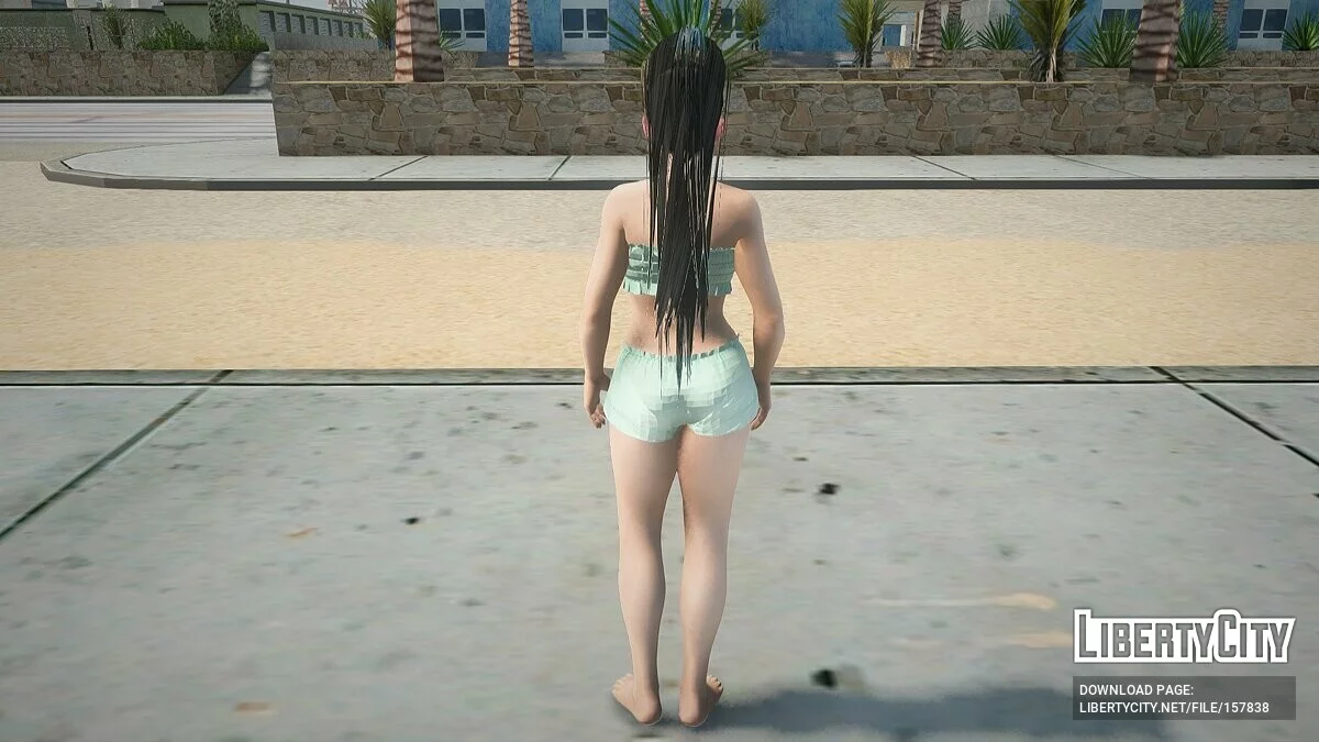 Момиджи в пляжной одежде / GTA San Andreas