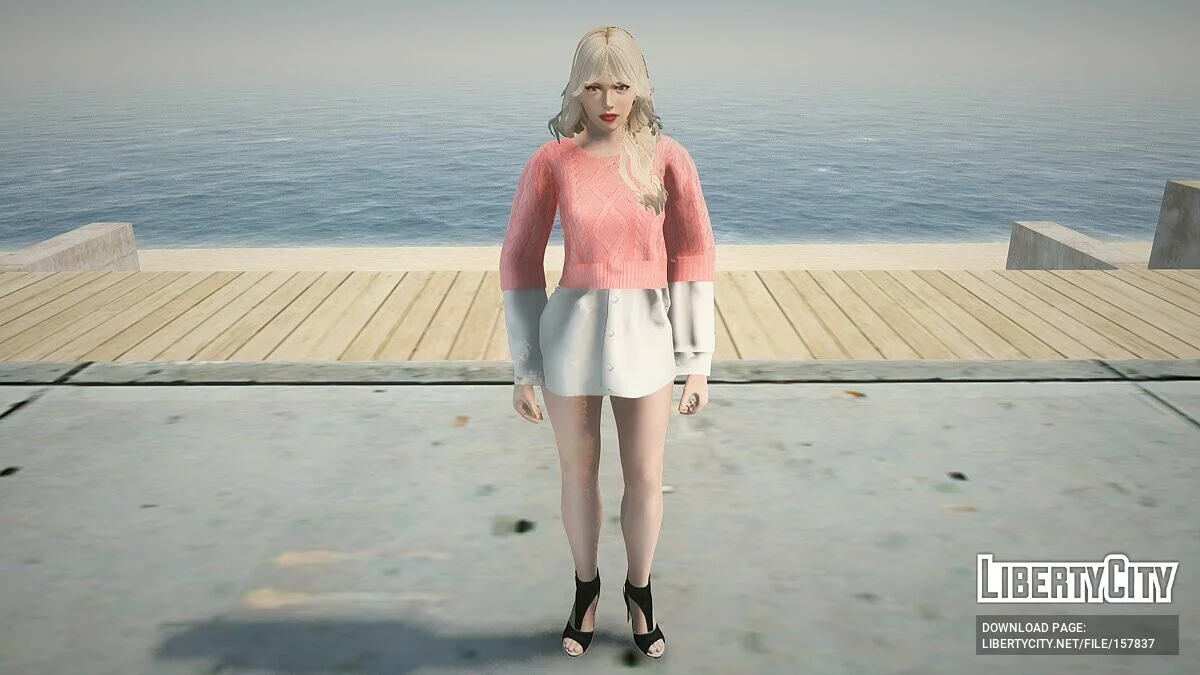 Рейчел в повседневной одежде v4 / GTA San Andreas
