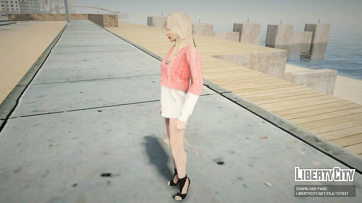 Рейчел в повседневной одежде v4 / GTA San Andreas