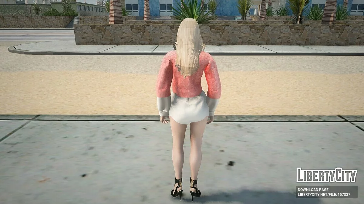 Рейчел в повседневной одежде v4 / GTA San Andreas