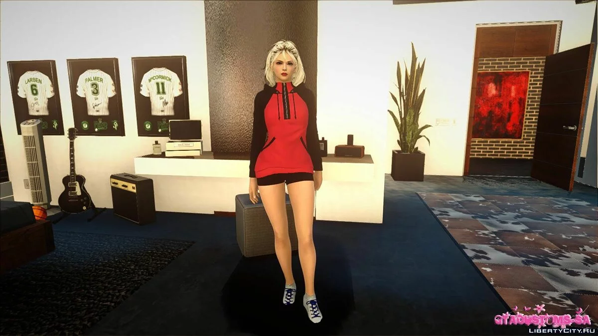 Рейчел в спортивной одежде / GTA San Andreas