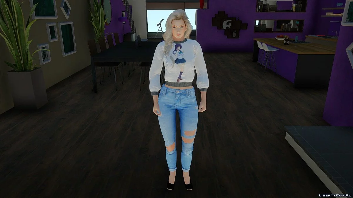 Сара Брайант в повседневной одежде v3 / GTA San Andreas