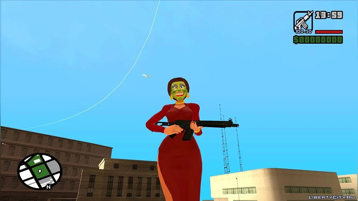 She Mask Evelyn / GTA San Andreas