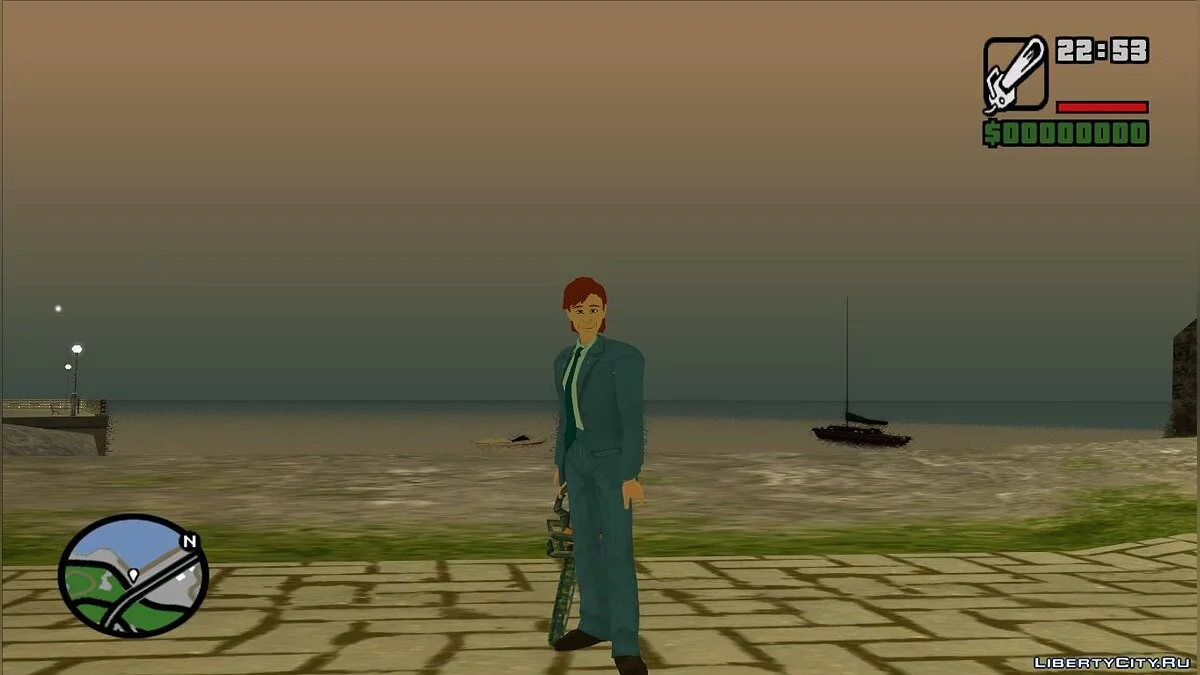 Stanley Ipkiss \"Jim Carrey\" from Mask Animated Series / GTA San Andreas