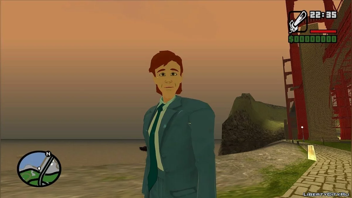 Stanley Ipkiss \"Jim Carrey\" from Mask Animated Series / GTA San Andreas