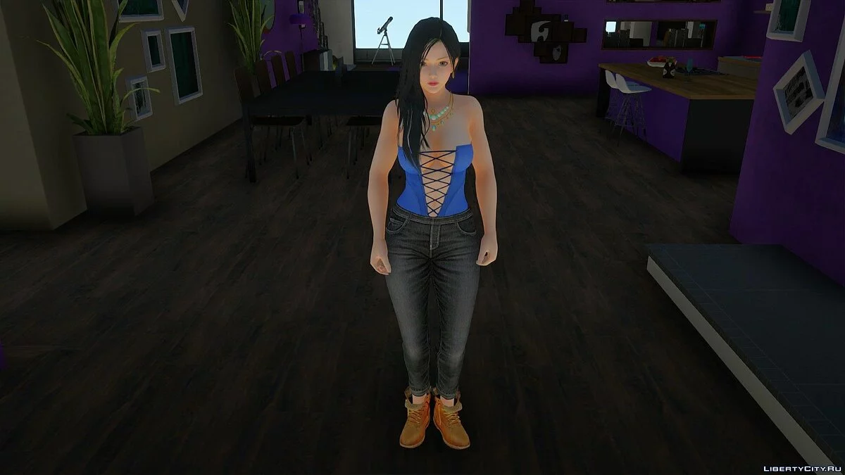 Тамаки в повседневной одежде v6 / GTA San Andreas