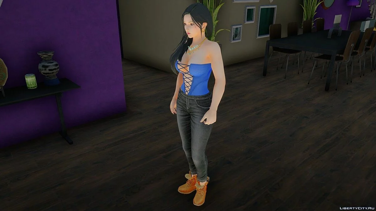 Тамаки в повседневной одежде v6 / GTA San Andreas