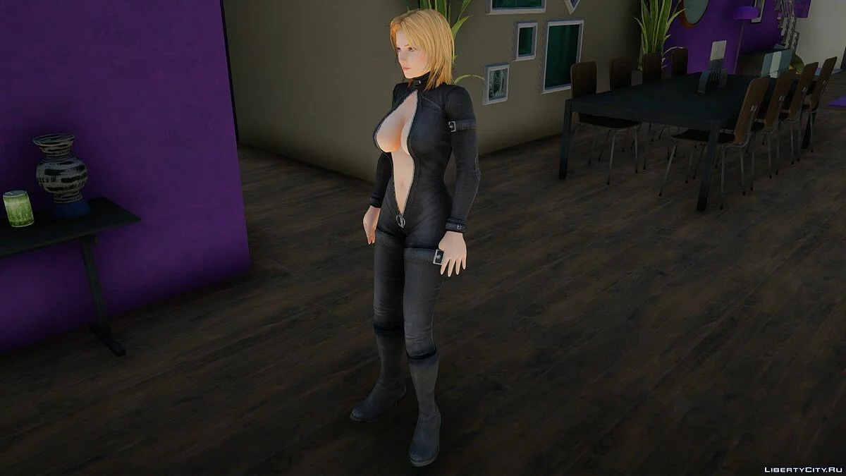 Тина Армстронг в кожаном костюме / GTA San Andreas