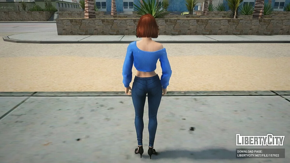Тина Армстронг в повседневной одежде v5 / GTA San Andreas
