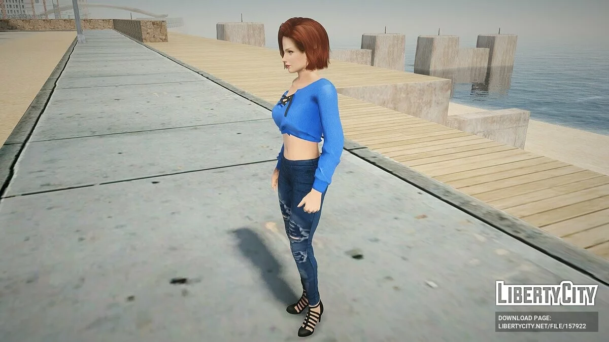 Тина Армстронг в повседневной одежде v5 / GTA San Andreas