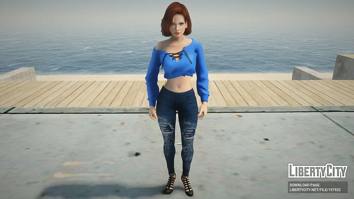 Тина Армстронг в повседневной одежде v5 / GTA San Andreas