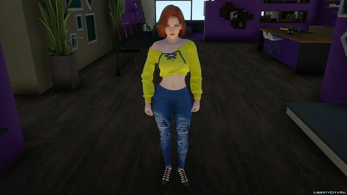 Тина Армстронг в повседневной одежде v5 / GTA San Andreas