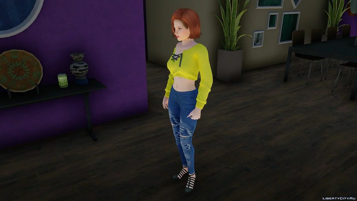 Тина Армстронг в повседневной одежде v5 / GTA San Andreas