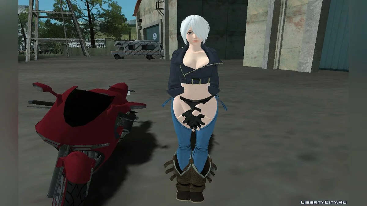 Ангел из The King of Fighters XIV / GTA San Andreas