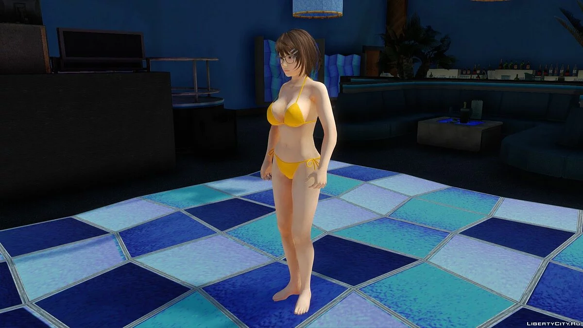 Цукуши в бикини из Dead or Alive Xtreme Venus Vacation / GTA San Andreas