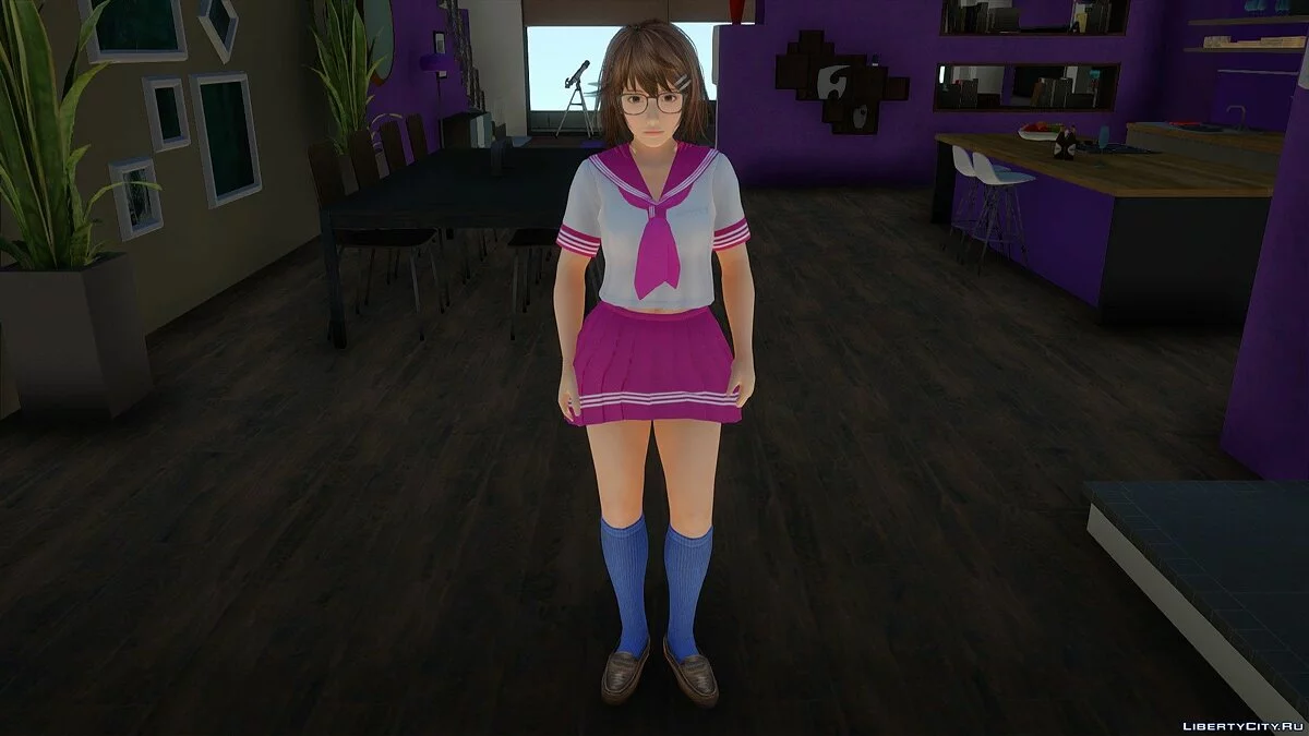 Цукуси в белой морской форме из Dead or Alive Xtreme Venus Vacation / GTA San Andreas