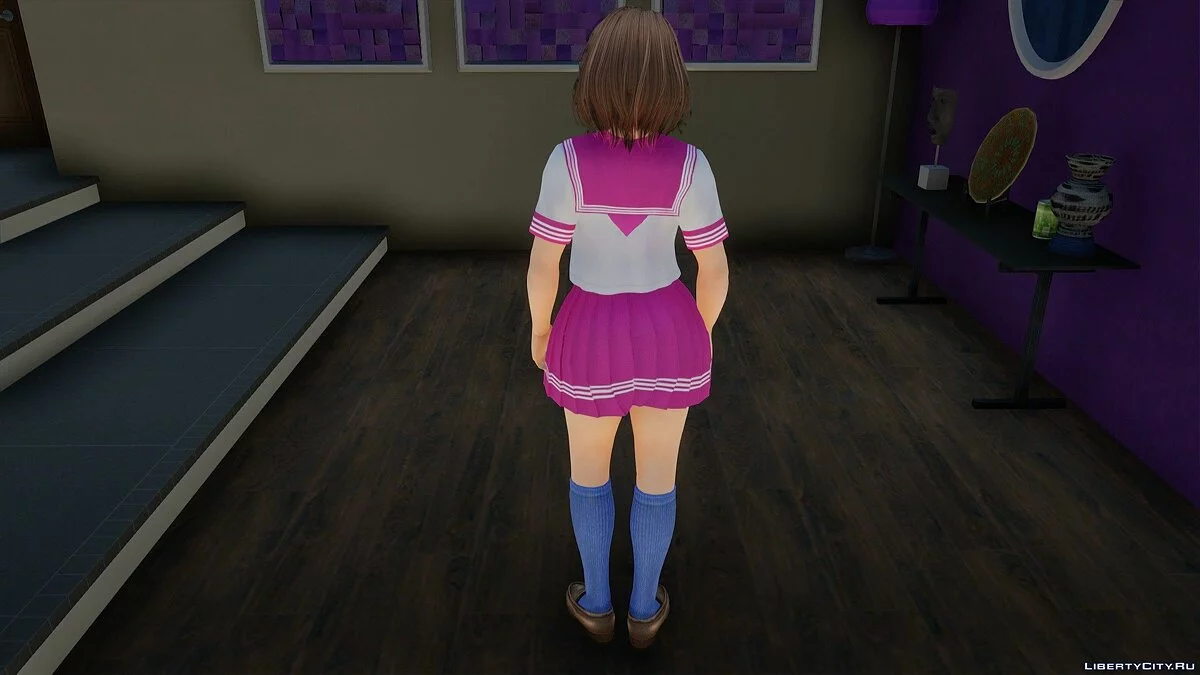 Цукуси в белой морской форме из Dead or Alive Xtreme Venus Vacation / GTA San Andreas