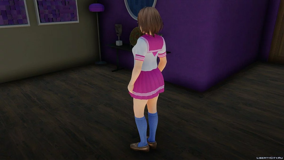 Цукуси в белой морской форме из Dead or Alive Xtreme Venus Vacation / GTA San Andreas