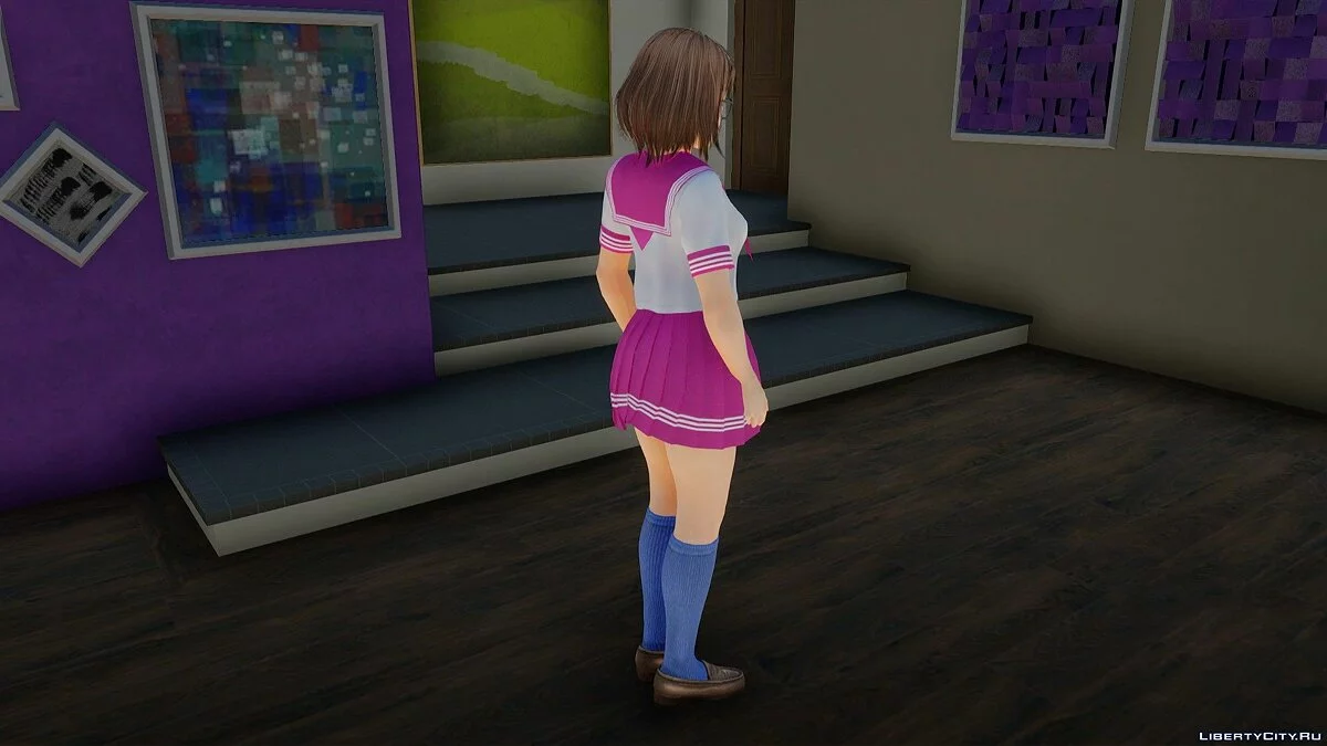 Цукуси в белой морской форме из Dead or Alive Xtreme Venus Vacation / GTA San Andreas