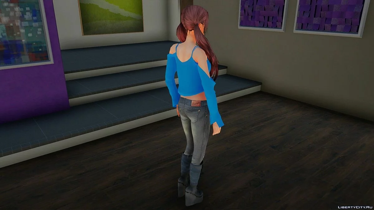 Девушка из The Sims 4 / GTA San Andreas
