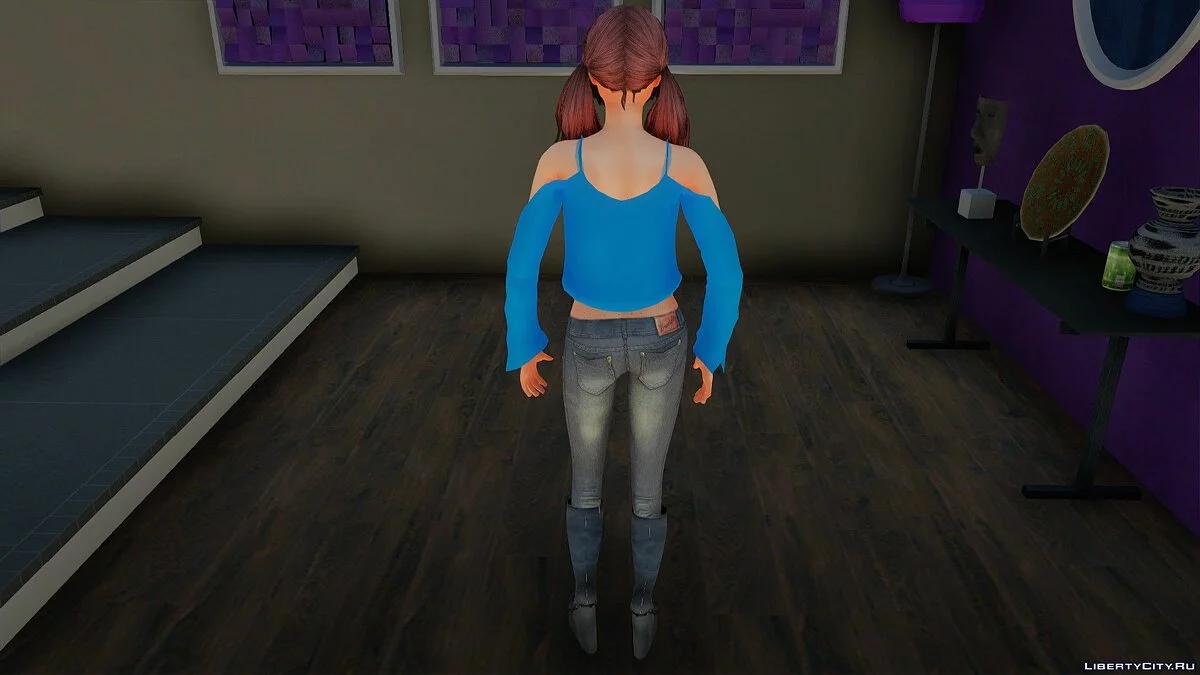 Девушка из The Sims 4 / GTA San Andreas