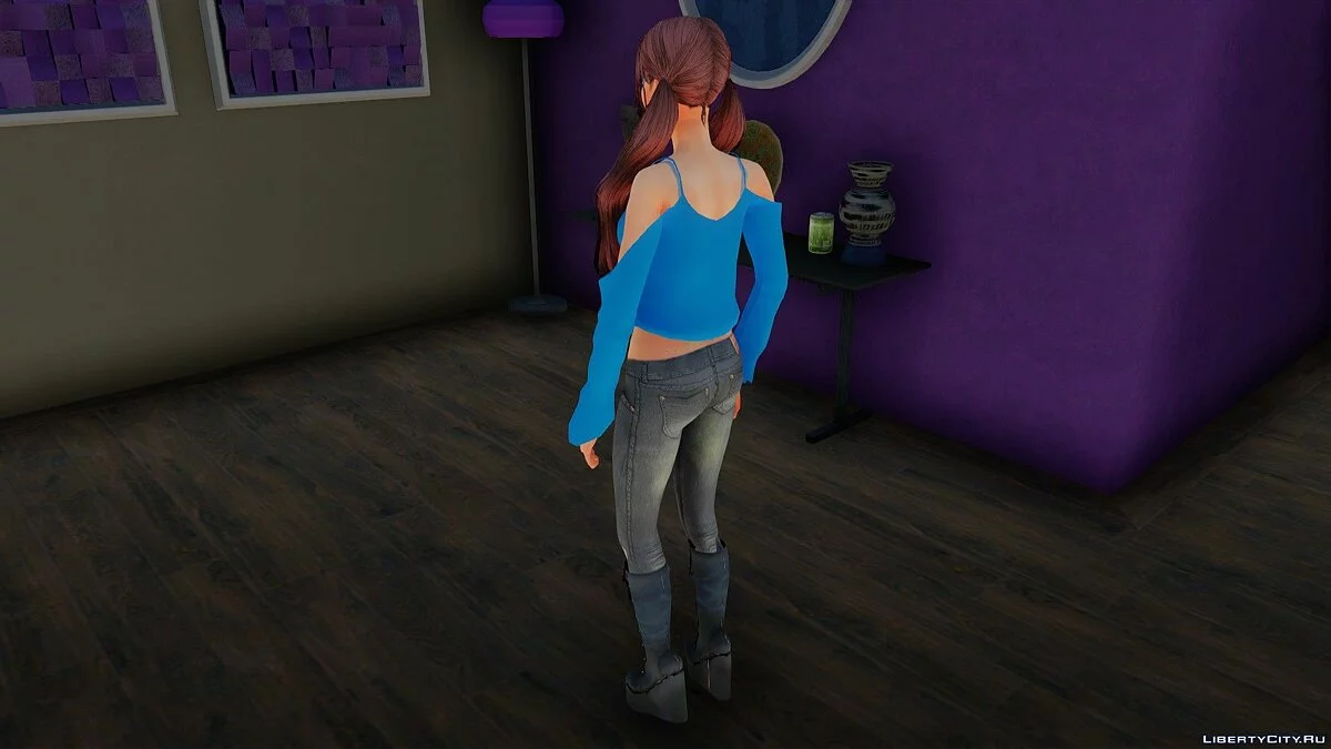 Девушка из The Sims 4 / GTA San Andreas
