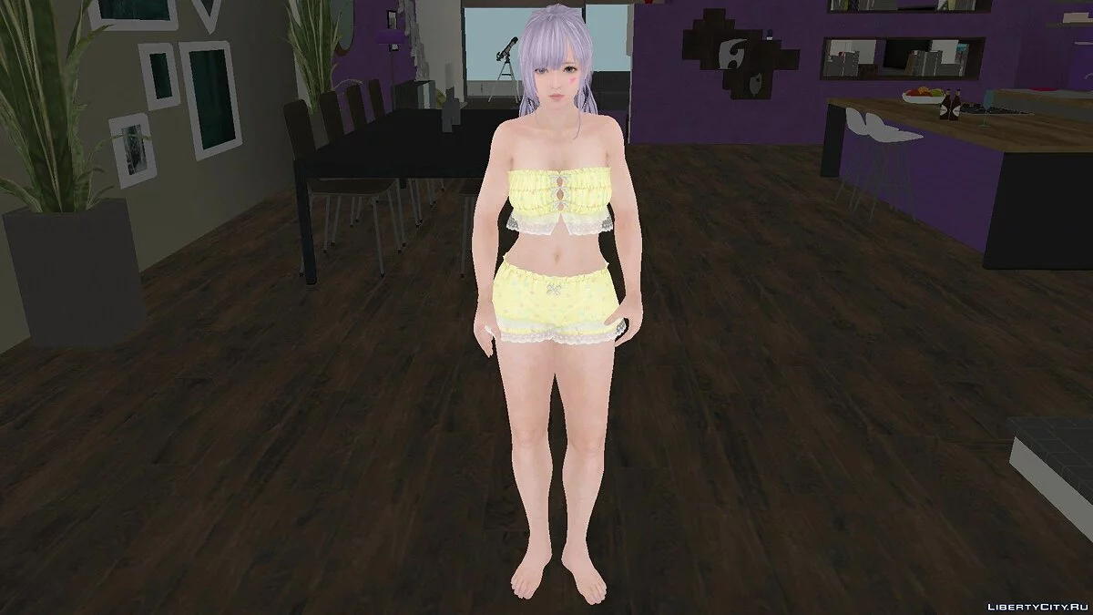 Фиона в пляжной одежде из Dead or Alive Xtreme Venus Vacation / GTA San Andreas