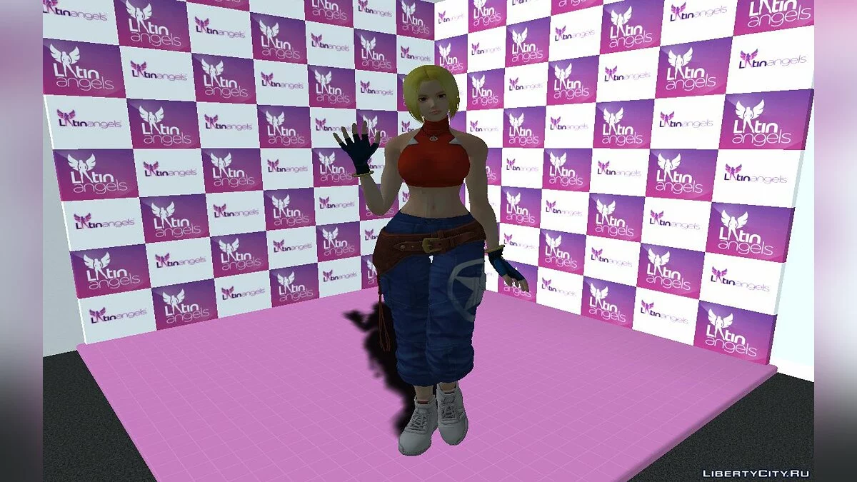 Голубая Мэри из The King of Fighters XIV / GTA San Andreas