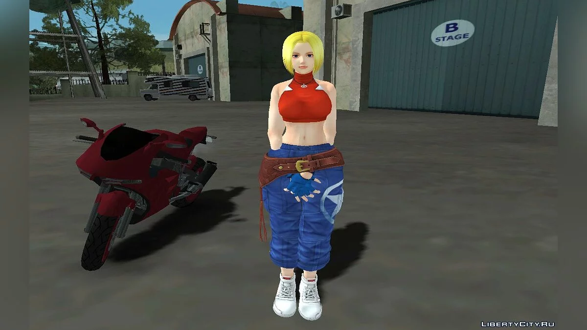 Голубая Мэри из The King of Fighters XIV / GTA San Andreas