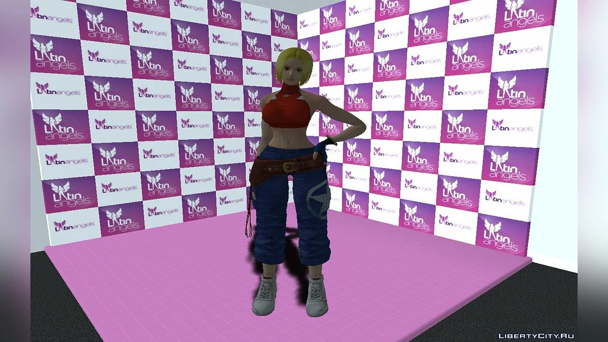 Голубая Мэри из The King of Fighters XIV / GTA San Andreas