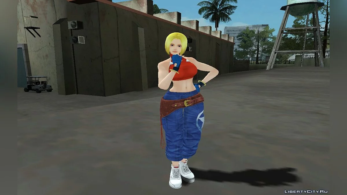 Голубая Мэри из The King of Fighters XIV / GTA San Andreas