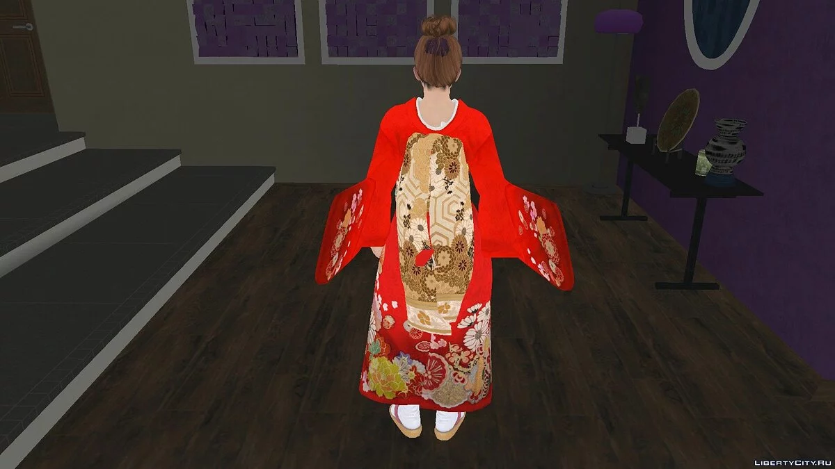 Касуми - Furisode Kimono Rose Dance / GTA San Andreas