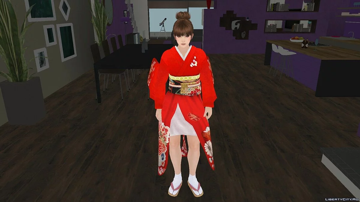 Касуми - Furisode Kimono Rose Dance / GTA San Andreas