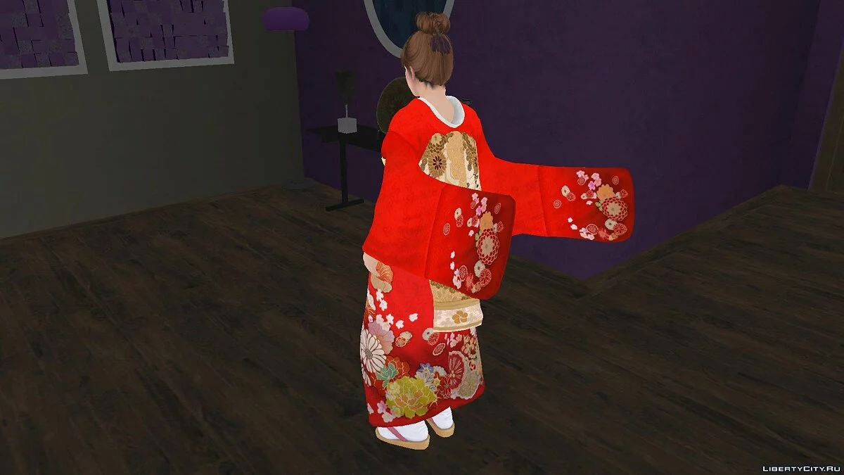 Касуми - Furisode Kimono Rose Dance / GTA San Andreas