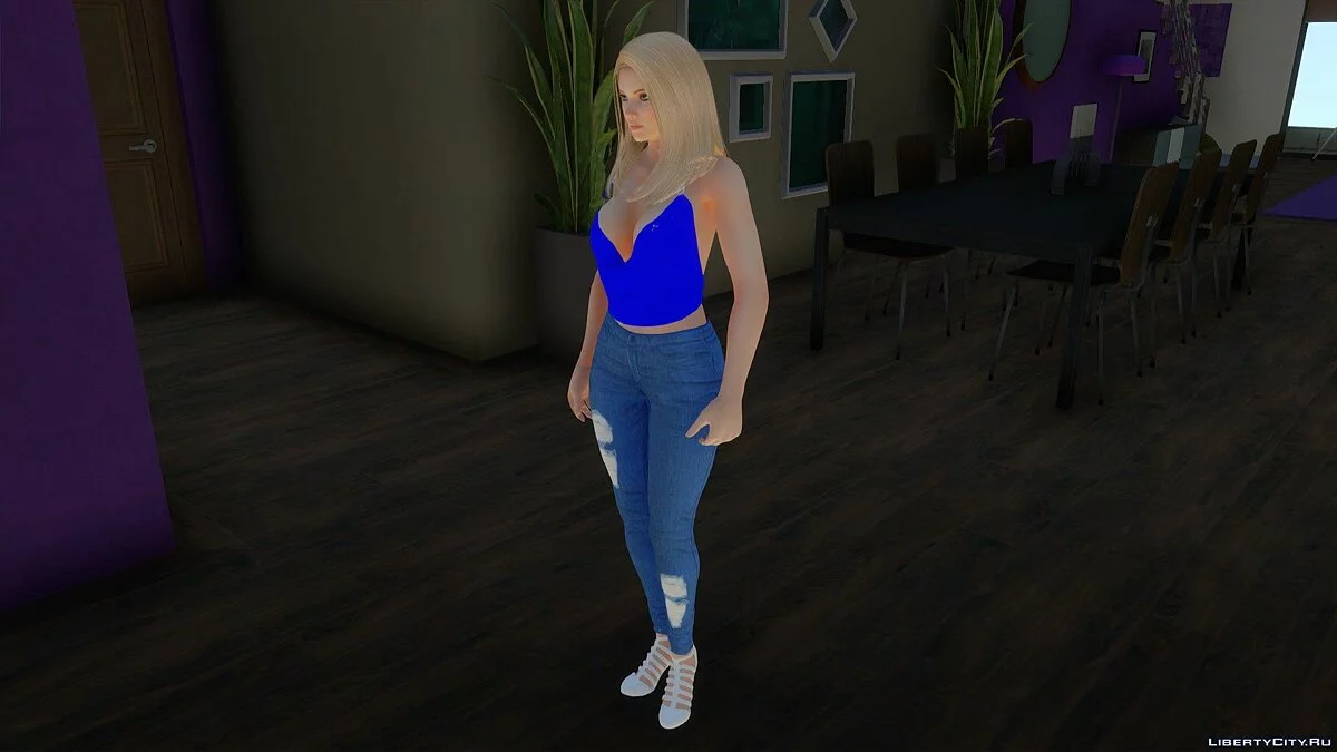 Хелена Дуглас в повседневной одежде v18 / GTA San Andreas