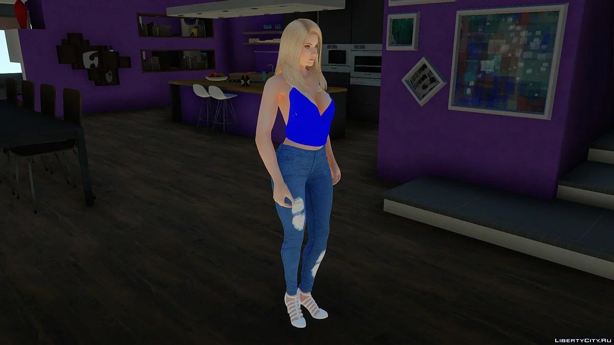 Хелена Дуглас в повседневной одежде v18 / GTA San Andreas