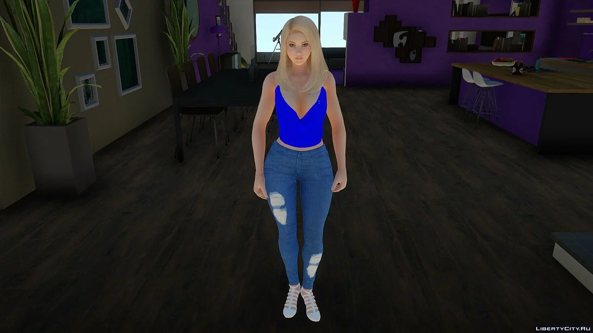 Хелена Дуглас в повседневной одежде v18 / GTA San Andreas