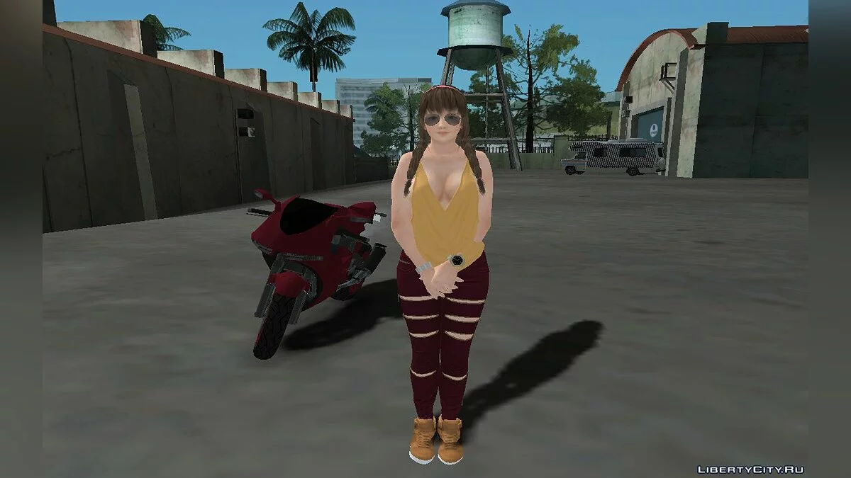 Хитоми из DOA в модном наряде v1 / GTA San Andreas
