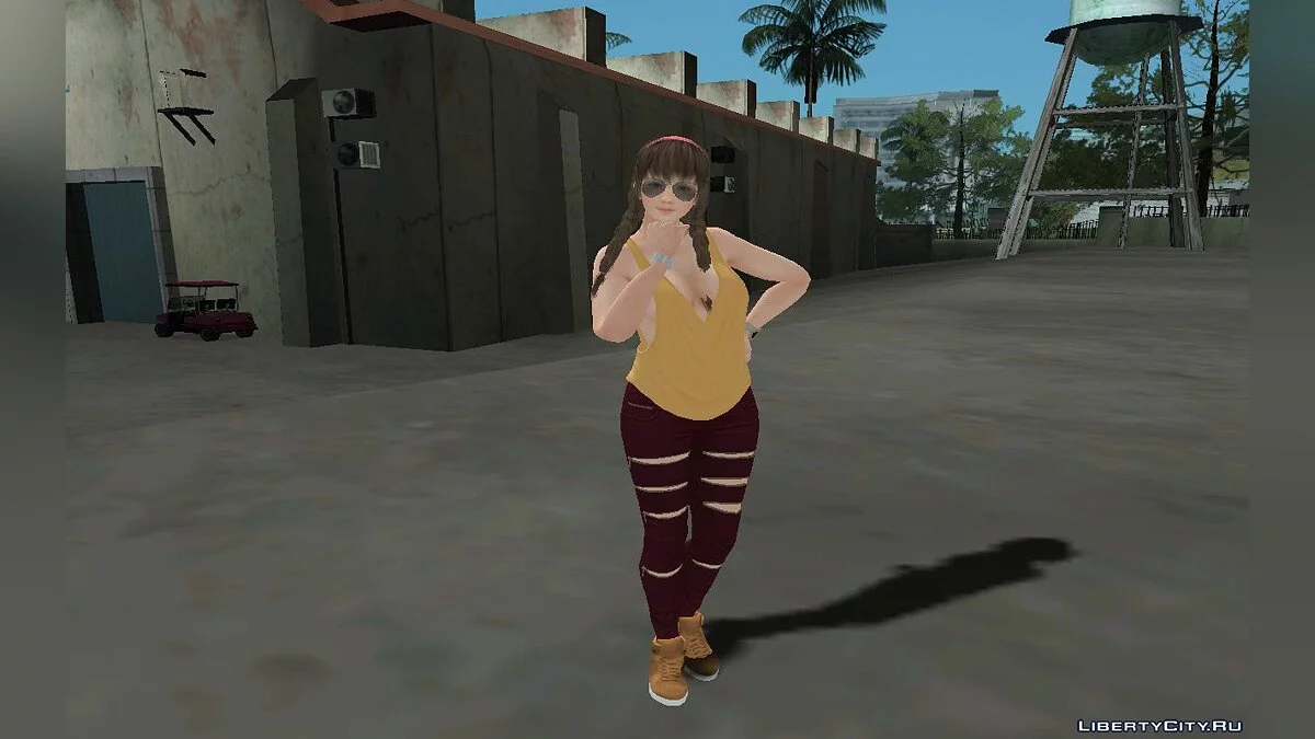 Хитоми из DOA в модном наряде v1 / GTA San Andreas