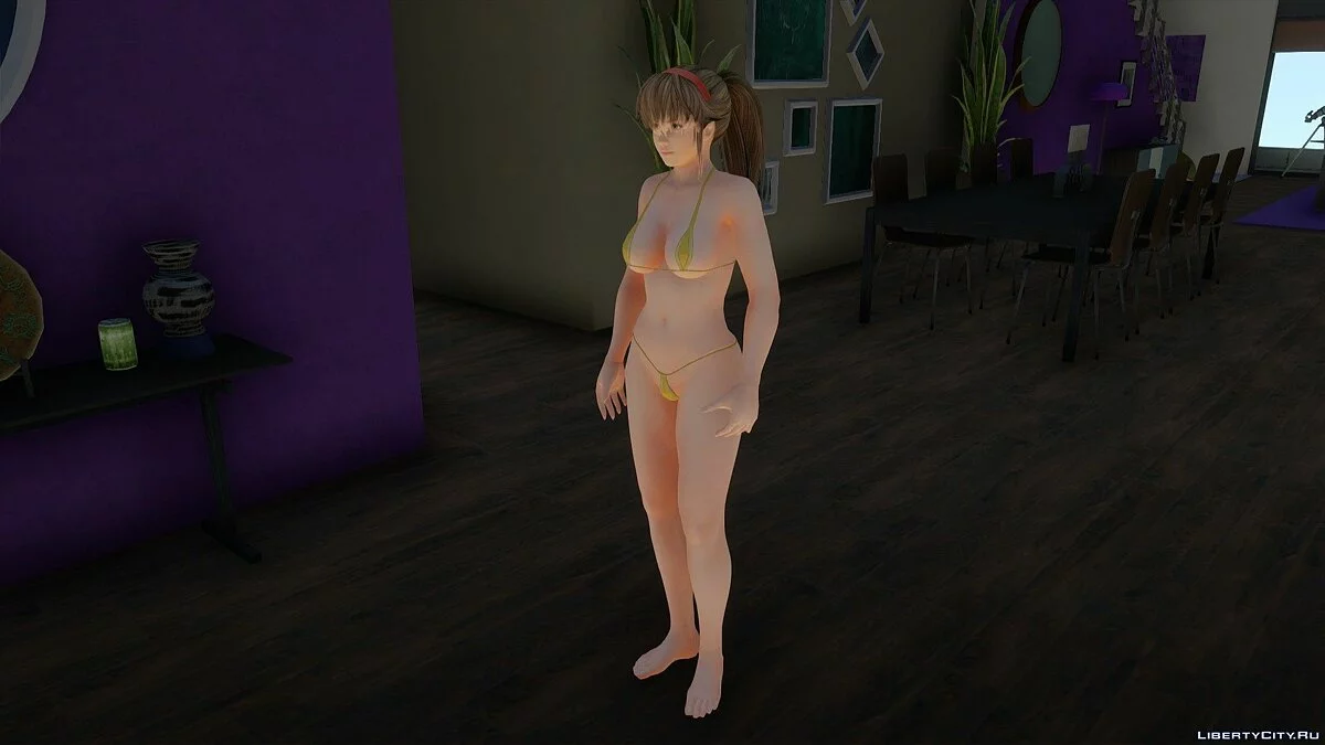 Хитоми в бикини из Dead Or Alive Xtreme Venus Vacation / GTA San Andreas