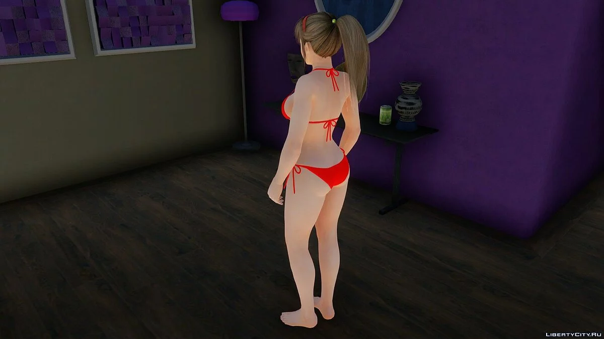 Хитоми в бикини из Dead or Alive Xtreme Venus Vacation / GTA San Andreas