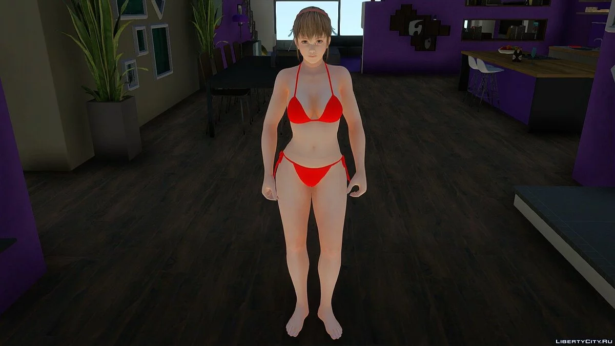 Хитоми в бикини из Dead or Alive Xtreme Venus Vacation / GTA San Andreas