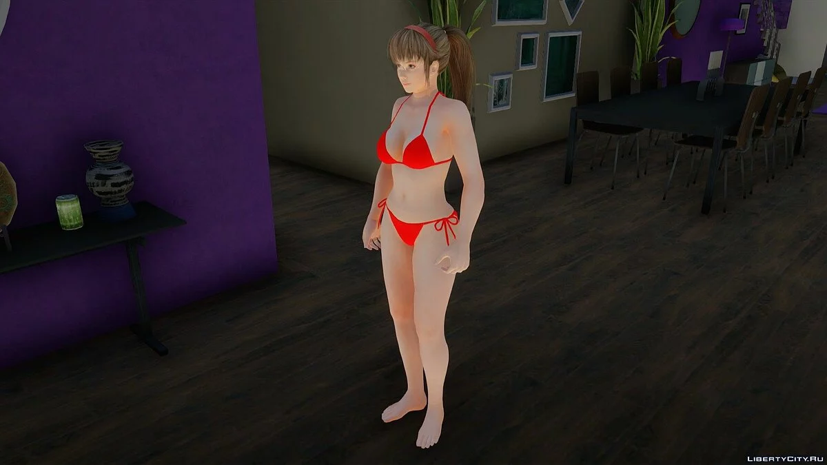 Хитоми в бикини из Dead or Alive Xtreme Venus Vacation / GTA San Andreas