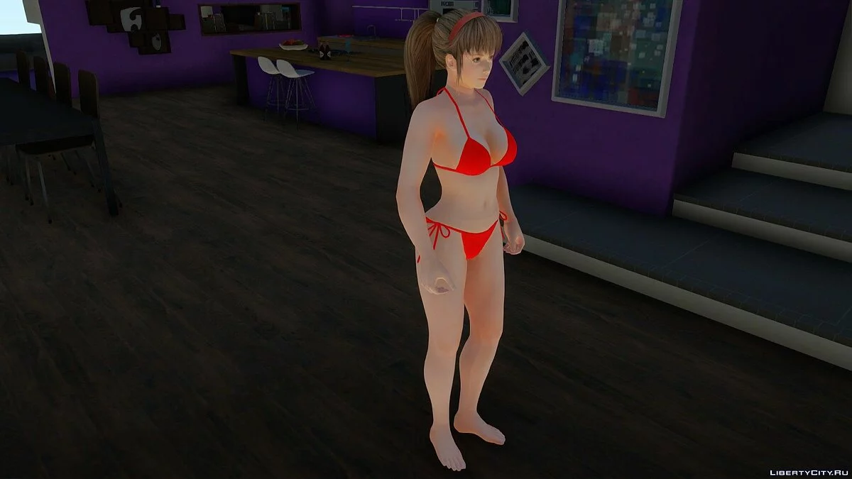 Хитоми в бикини из Dead or Alive Xtreme Venus Vacation / GTA San Andreas